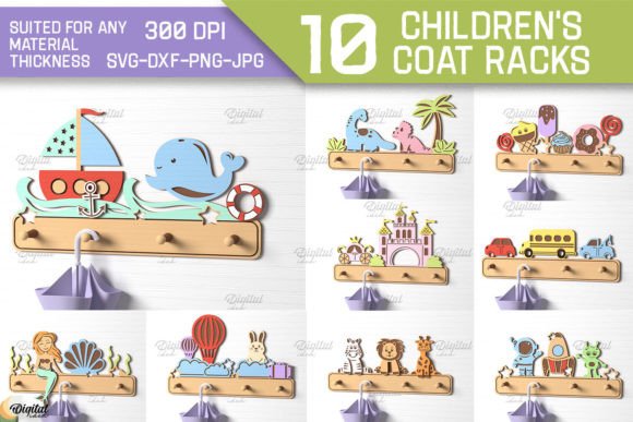 3D Children's Coat Rack Laser Cut Bundle Review
