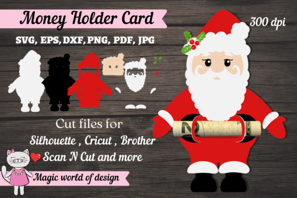 3D Christmas Santa Claus Money Holder Graphics & Crafts Review