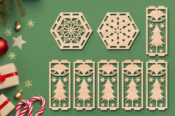 3d Christmas Wood Lantern Laser Cut Review