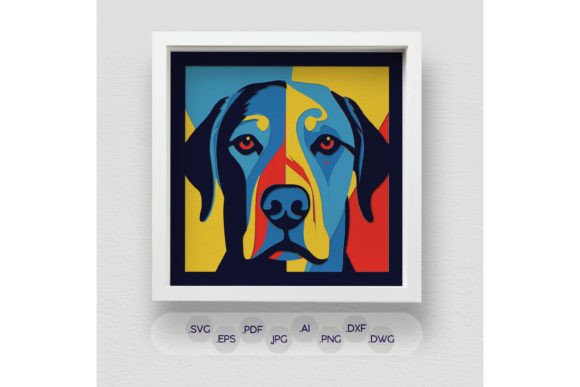 3D Colorful Dog Paw Shadow Box SVG Review
