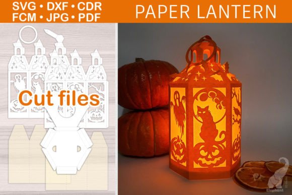 3D Halloween Paper Lantern SVG Template Review