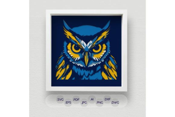 3D Owl Shadow Box SVG: A Publisher's Review