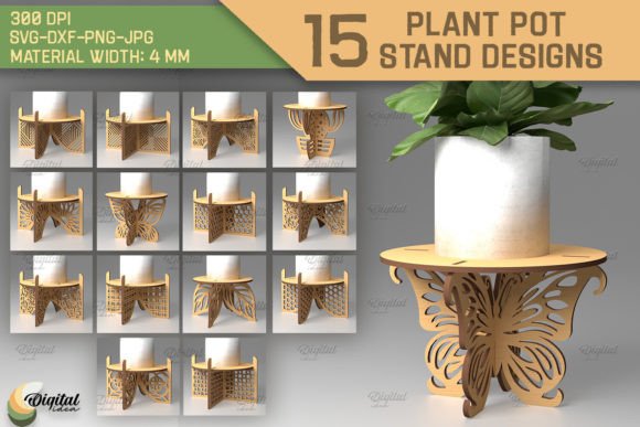 3D Plant Stand Laser Cut SVG Bundle Review