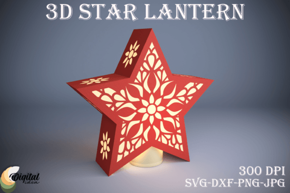 3D Star Lantern Paper Cut: A Christmas 3D SVG Review
