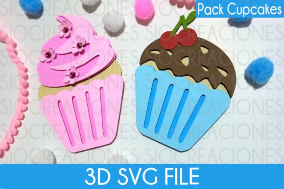 Is Cupcakes 3D SVG Ready for Your Next Embroidery Project?