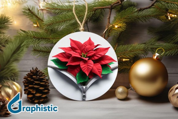 Unzipped 3D Christmas Ornament PNG 13 Graphics